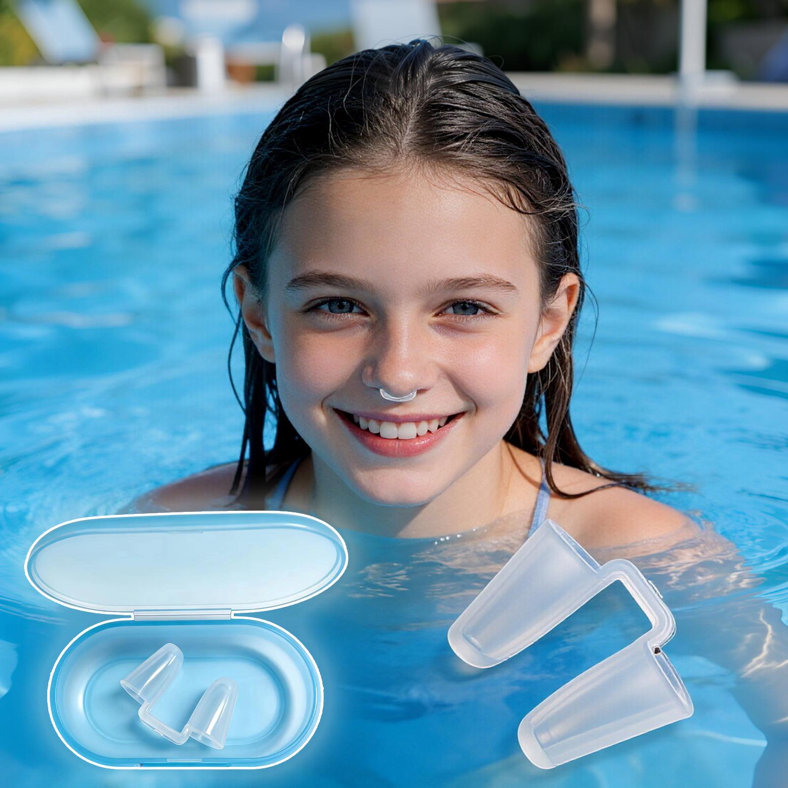 Snorkel Dry Top - Clip Nasali in Silicone per Nuoto,