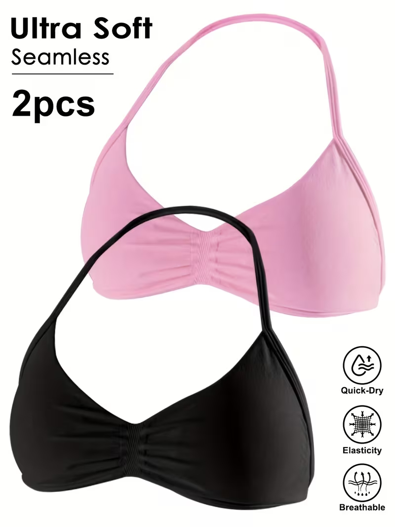 Aquatic Gym - 2 pezzi Top corto da palestra