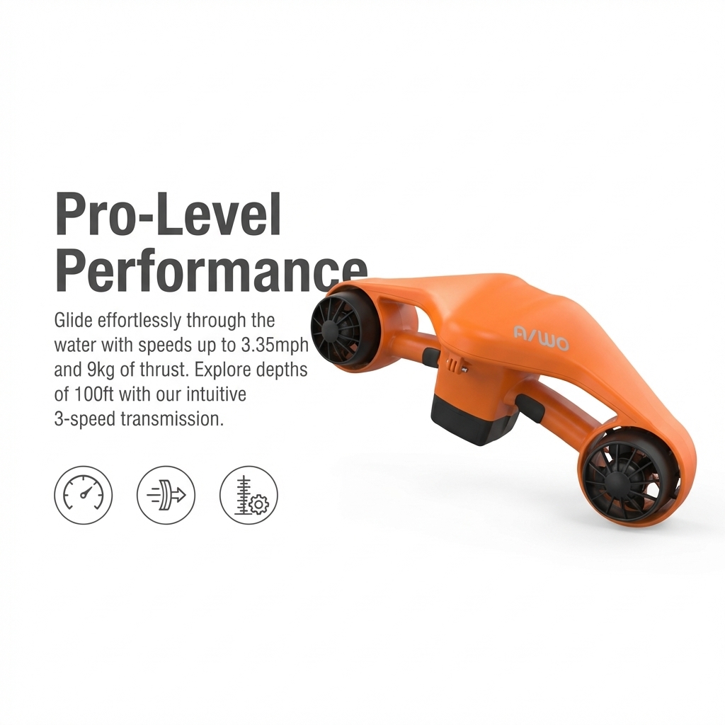 Scooter Subacqueo Elettrico 30 - Snorkel Dry Top recensione e prezzo