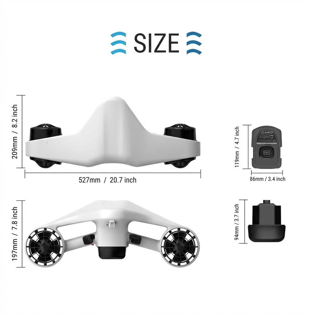 Scooter Subacqueo Elettrico 30 - Snorkel Dry Top recensione e prezzo